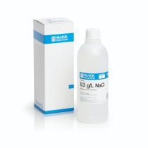 Dung Dịch Chuẩn Độ Mặn Natri Clorua 0.3g/L NaCl, Chai 500mL, HANNA HI7085L - Kèm COA và SDS