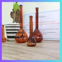 Bình định mức nâu 50ml NS - 12/21 Class A, Hãng Biohall Germany/ Đức