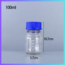 Chai trung tính trắng nắp vặn xanh 100ml, Hãng Onelab