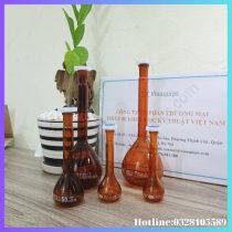 [Biohall Germany/Đức] Bình định mức nâu 1000ml Class A, Biohall Germany/ Đức