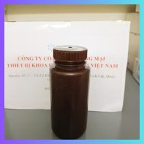 Chai nhựa nâu HDPE miệng rộng 1000ml