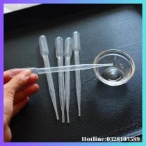 Pipet pasteur nhựa 1ml (Túi 500c)